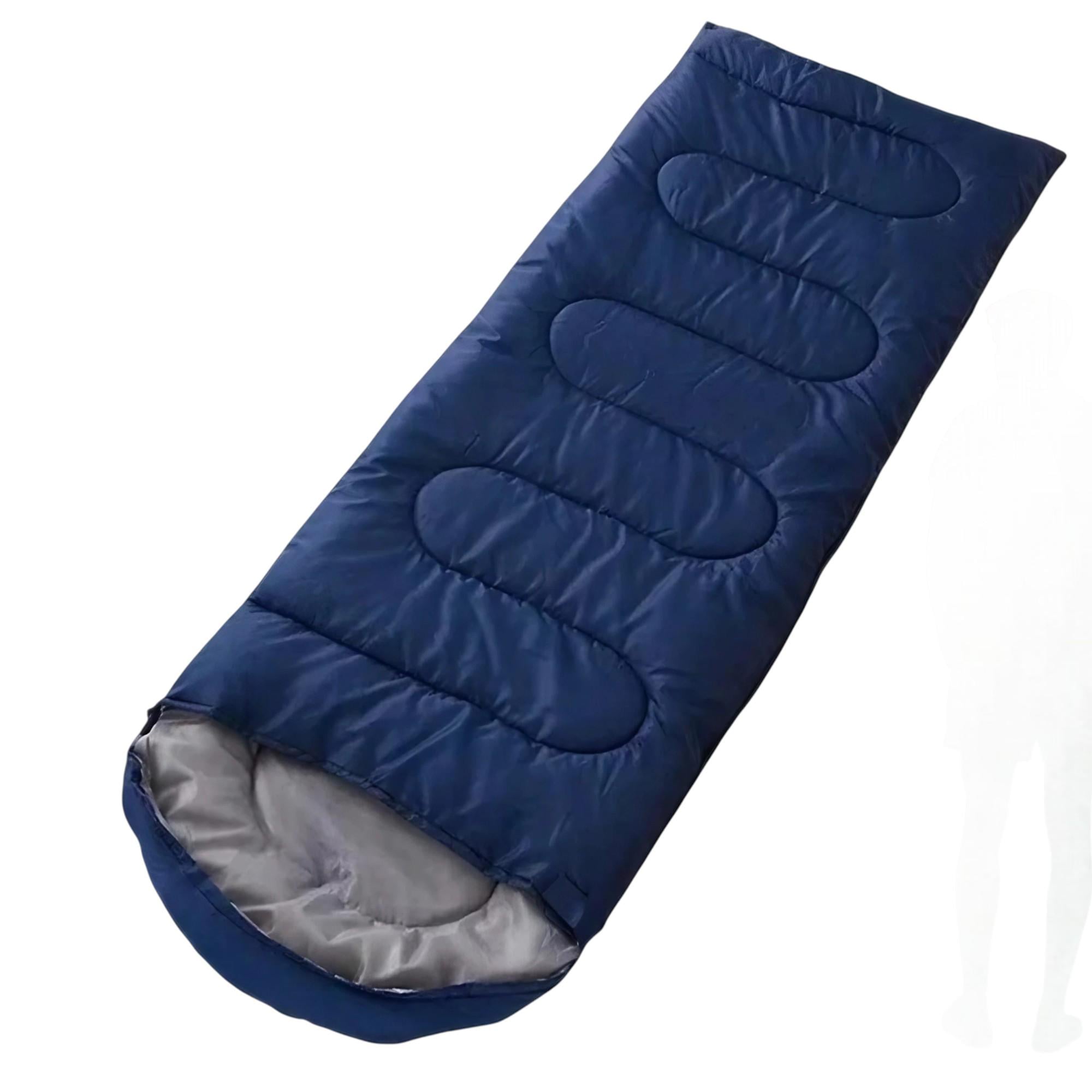 Спальний мішок зимовий з підігрівом USB Синій (jmx4596)