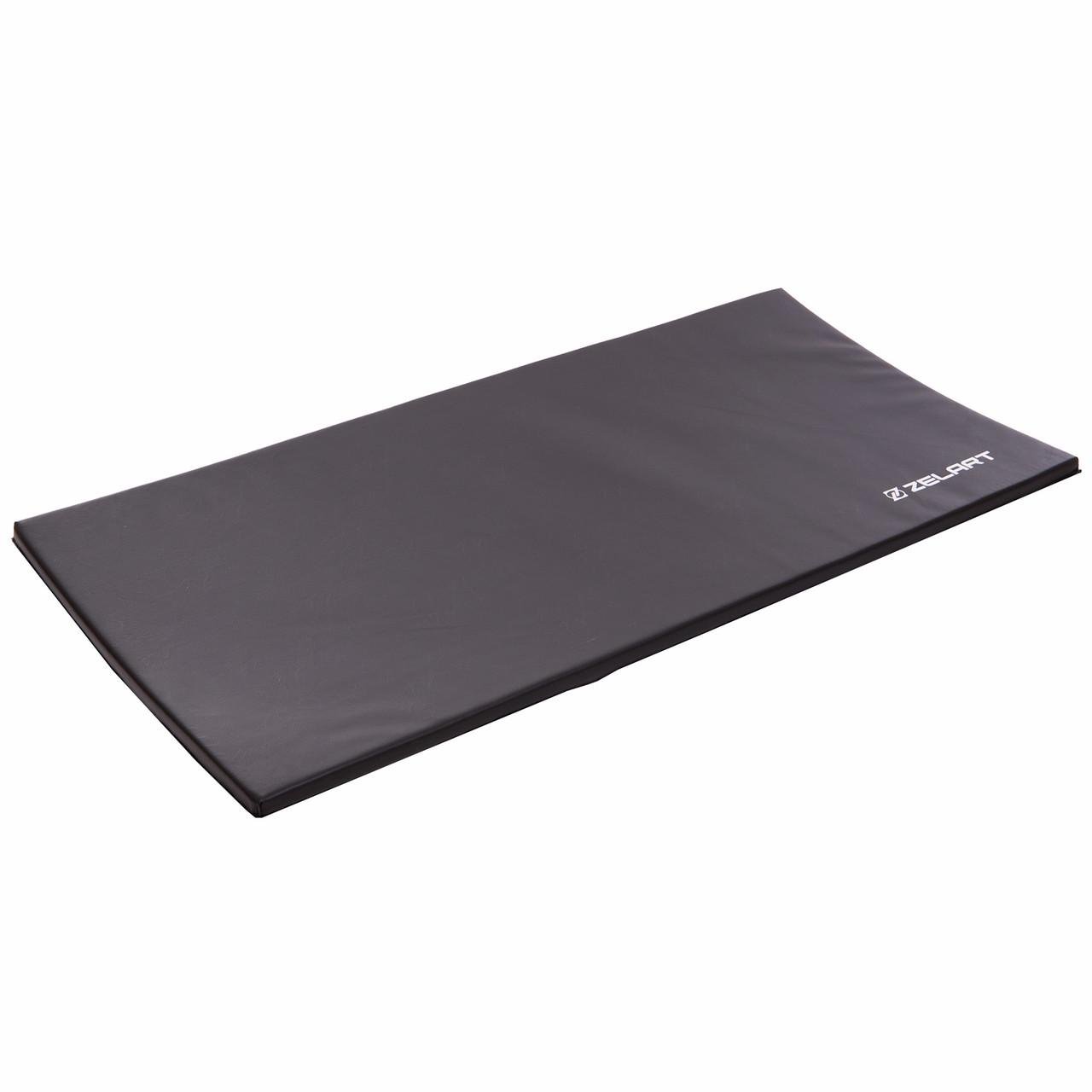 Коврик-мат спортивный Exercise mat Zelart FI-3565 складной для упражнений 120х60х2,5 см Черный (2538917764)