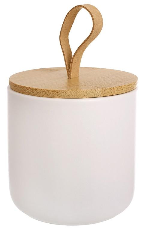 Банка керамічна BonaDi з бамбуковою кришкою 550 мл