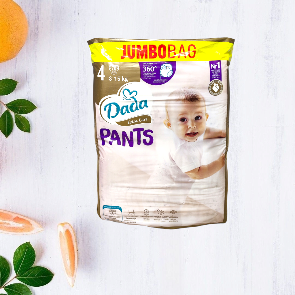 Підгузки-трусики Dada Extra Care Jumbobag 4 8-15кг 78шт