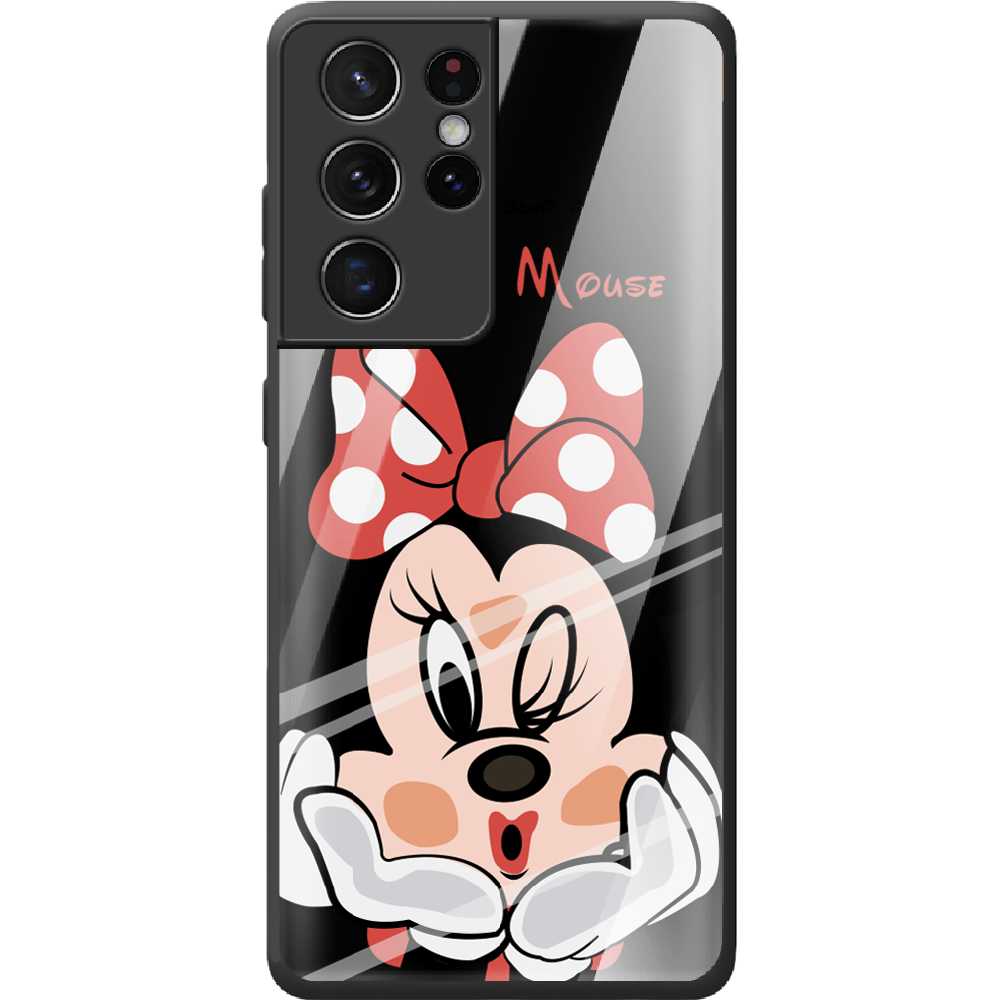 Чехол BoxFace Samsung G998 Galaxy S21 Ultra Lady M Черный силикон со стеклом (41719-cc59-42231)