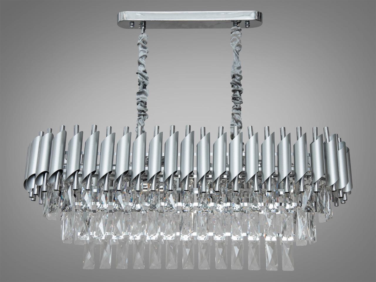 Люстра хрустальная для гостиной 9001-800x300SL+CH (2437596095)
