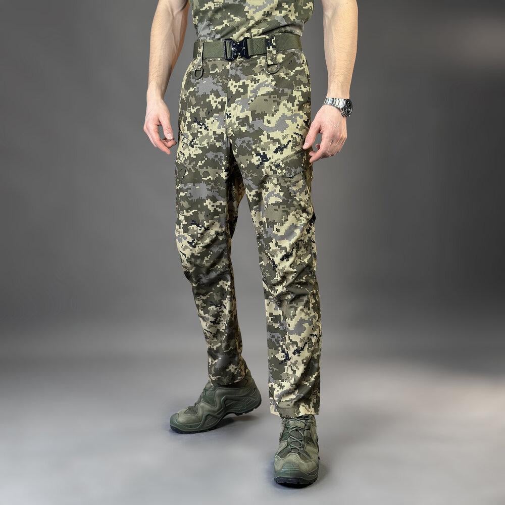 Брюки-карго Pobedov Tactical Soft Waterproof 2XL Пиксель (PNcr2 8922XLpx) - фото 1