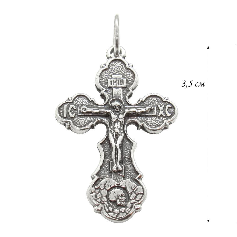 Срібний християнський підвіс Хрестик 3 (1137292291) - фото 2 Срібний християнський підвіс Хрестик 3 (1137292291) - фото 2