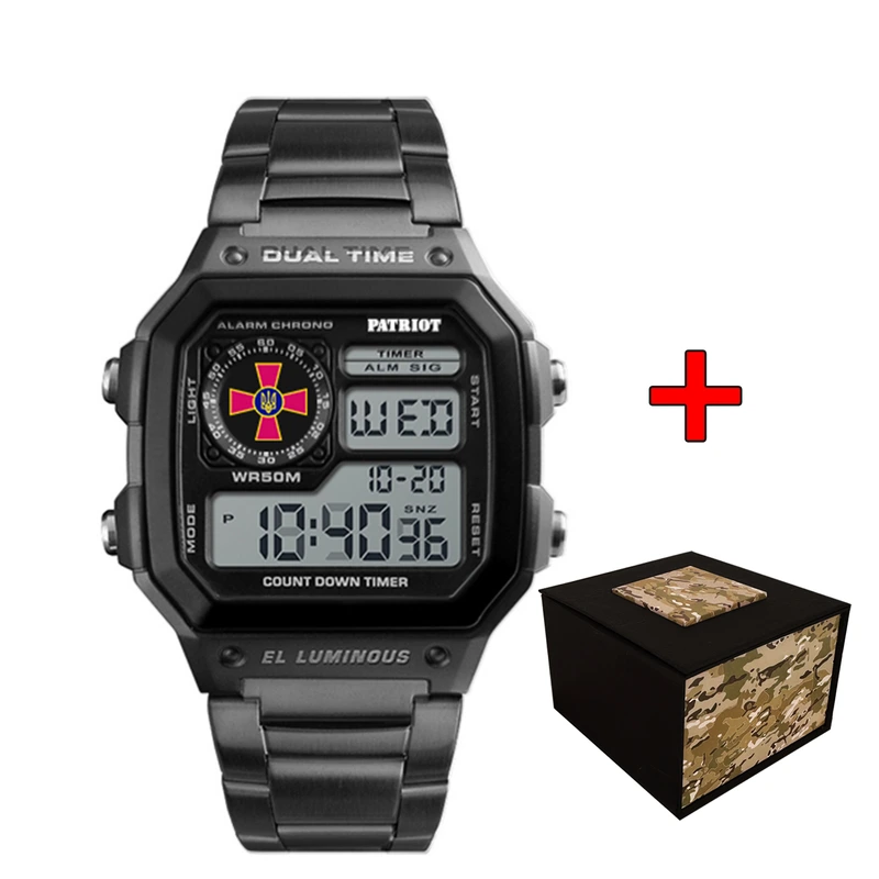 Наручные часы Patriot 011SISU ВСУ с коробкой Черный - фото 6 Наручные часы Patriot 011SISU ВСУ с коробкой Черный - фото 6