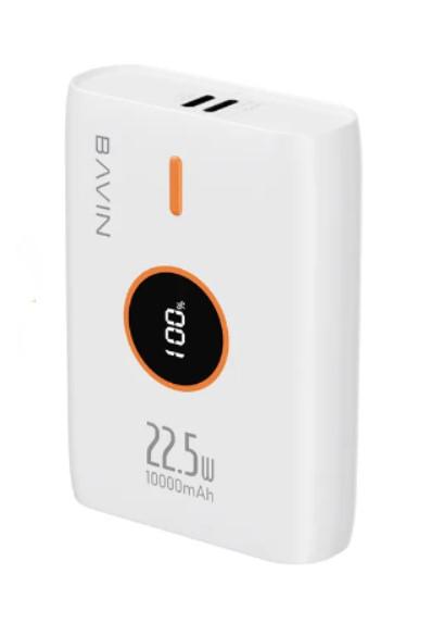 Повербанк Bavin PC003 10000 мАч 22,5 Вт Fast Charging Белый (10196182)