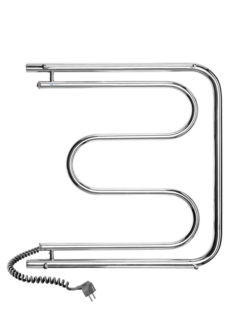 Полотенцесушитель электрический NAVIN Твин 600x600 мм выключатель слева