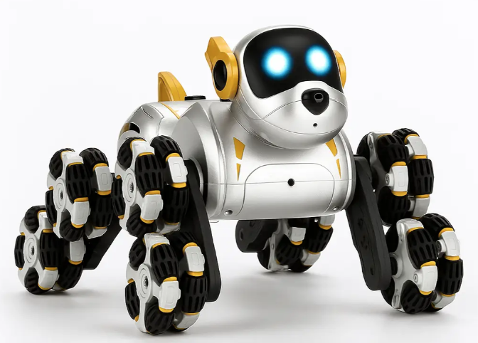 Робот-собака с музыкой с пультом управления и браслетом Robot Dog (Eight Wheeled ROBOT DOG)