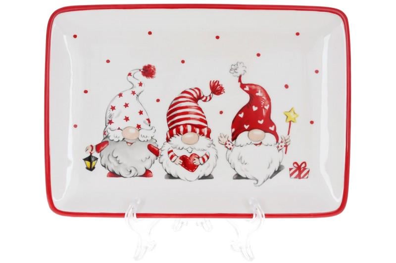 Блюдо DM743 Забавные гномы 25 см