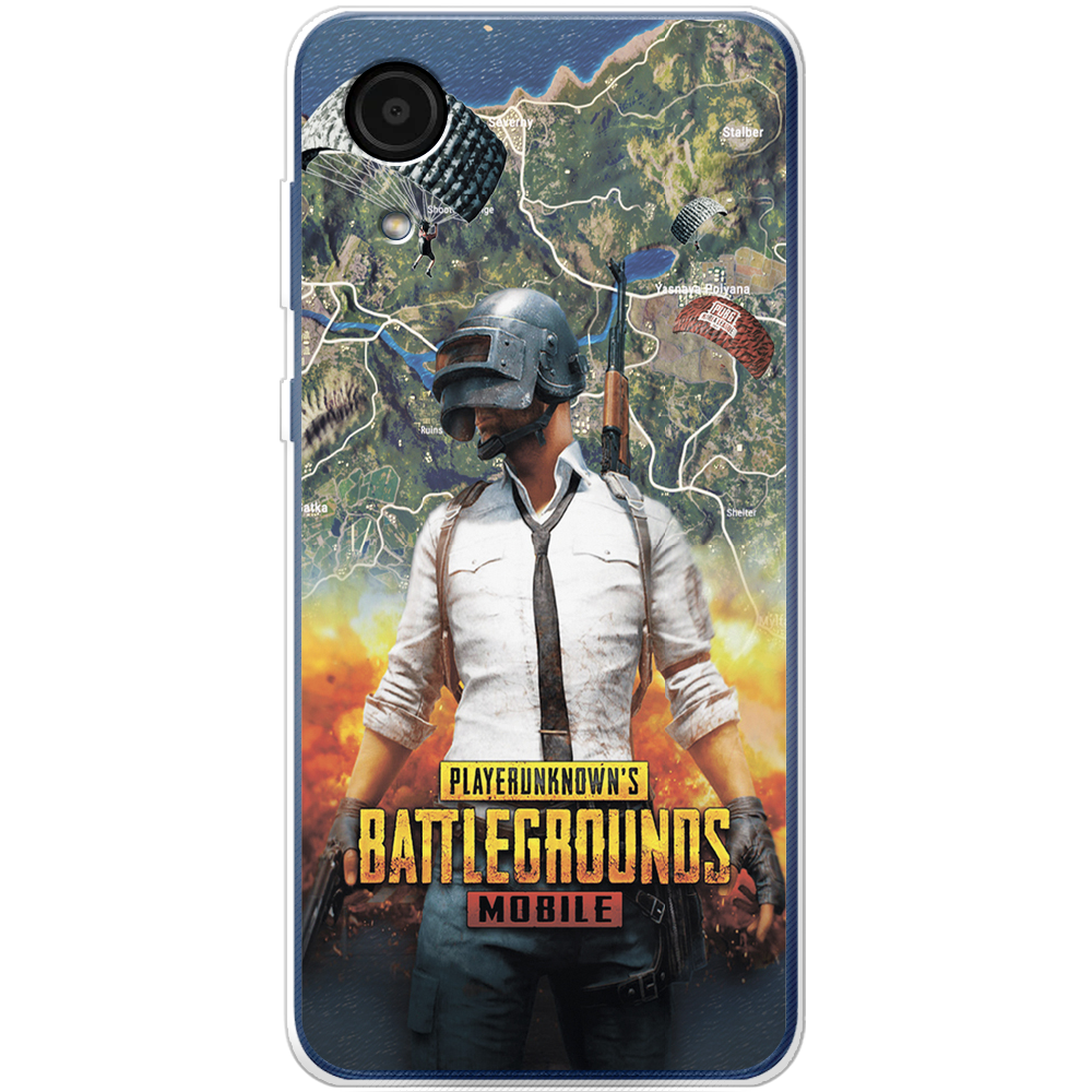 Чехол BoxFace Samsung Galaxy A03 Core (A032) PUBG Mobile Прозрачный силикон (43939-up2309-43939)
