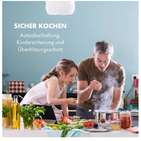 Варочная индукционная панель KLARSTEIN Delicatessa 77 гибридная встроенная 7500 Вт (10035199) - фото 9 Варочная индукционная панель KLARSTEIN Delicatessa 77 гибридная встроенная 7500 Вт (10035199) - фото 9