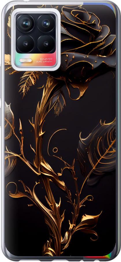 Чехол на Realme 8 Роза 3 (5552u-2303-42517) Чехол на Realme 8 Роза 3 (5552u-2303-42517)