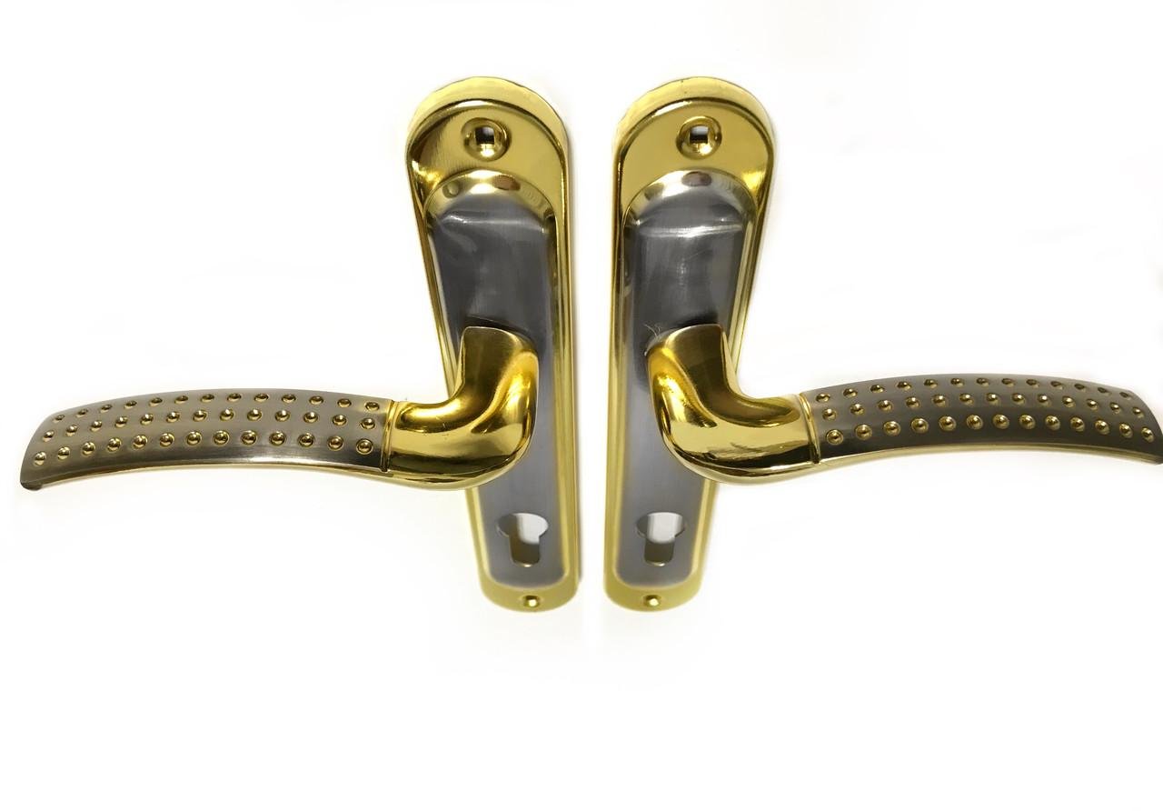 Ручки для дверей UNILOCK 85110 SN/GP