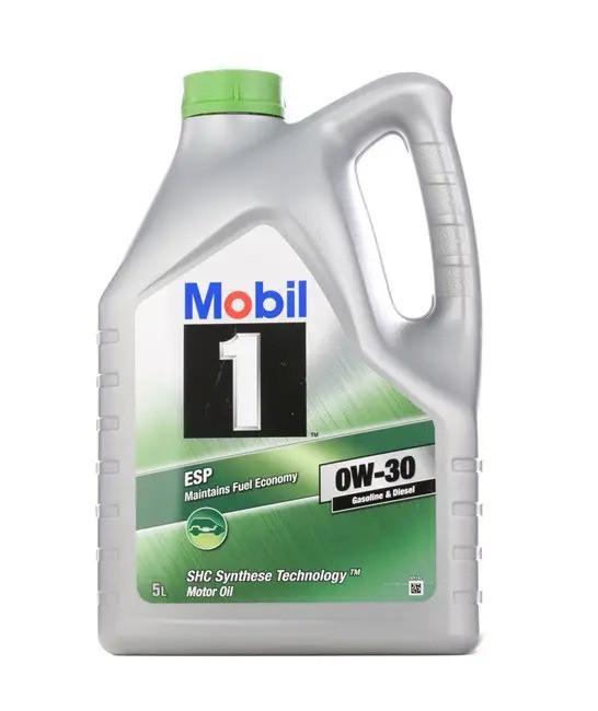 ᐉ Моторное масло Mobil 1 ESP 0W-30 5 л (153367) • Купить в Киеве ...