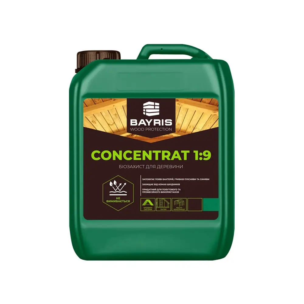 Биозащита для древесины Bayris Concentrat 1:9 5 л Бесцветный (1420139180)