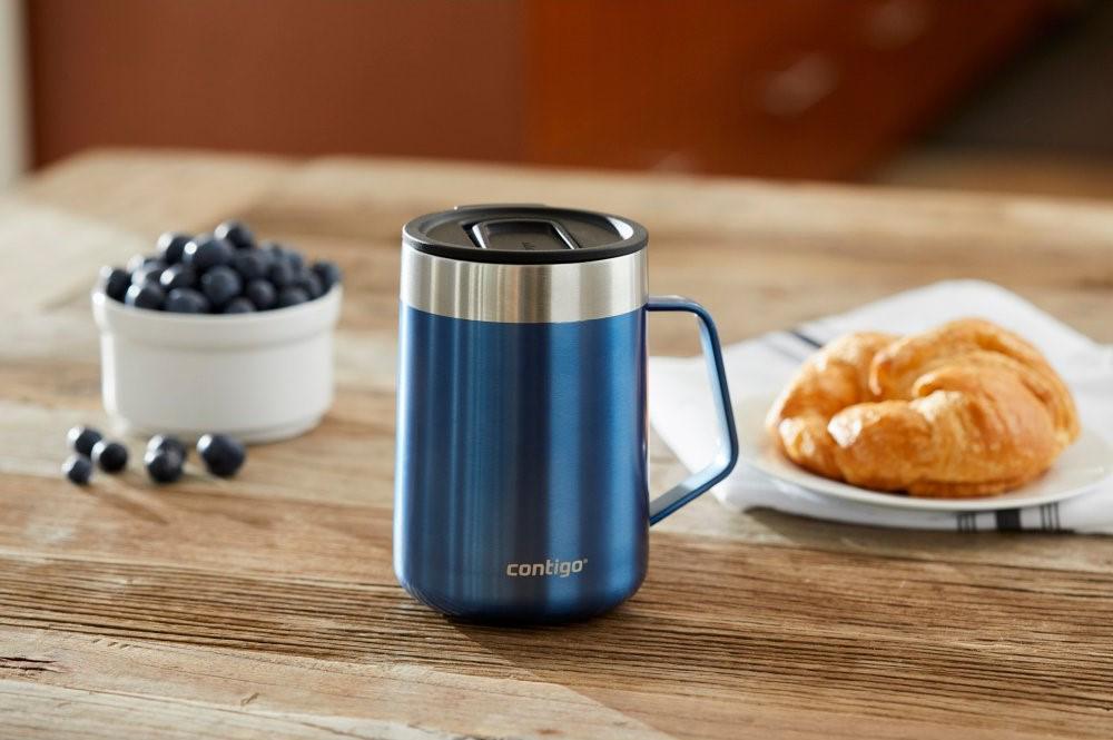 Термокухоль Contigo Streeterville with Handle 420 мл Blue Corn (2174675) - фото 9