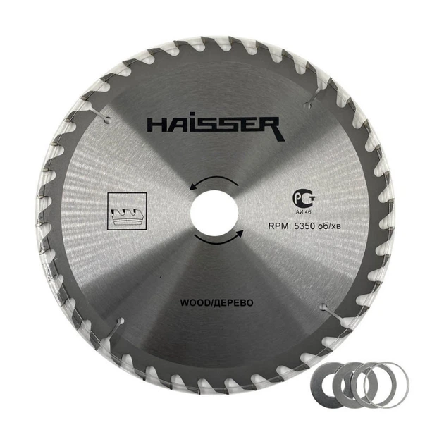 Диск пиляльний Haisser 255х32 60 зуб по дереву (4311641)