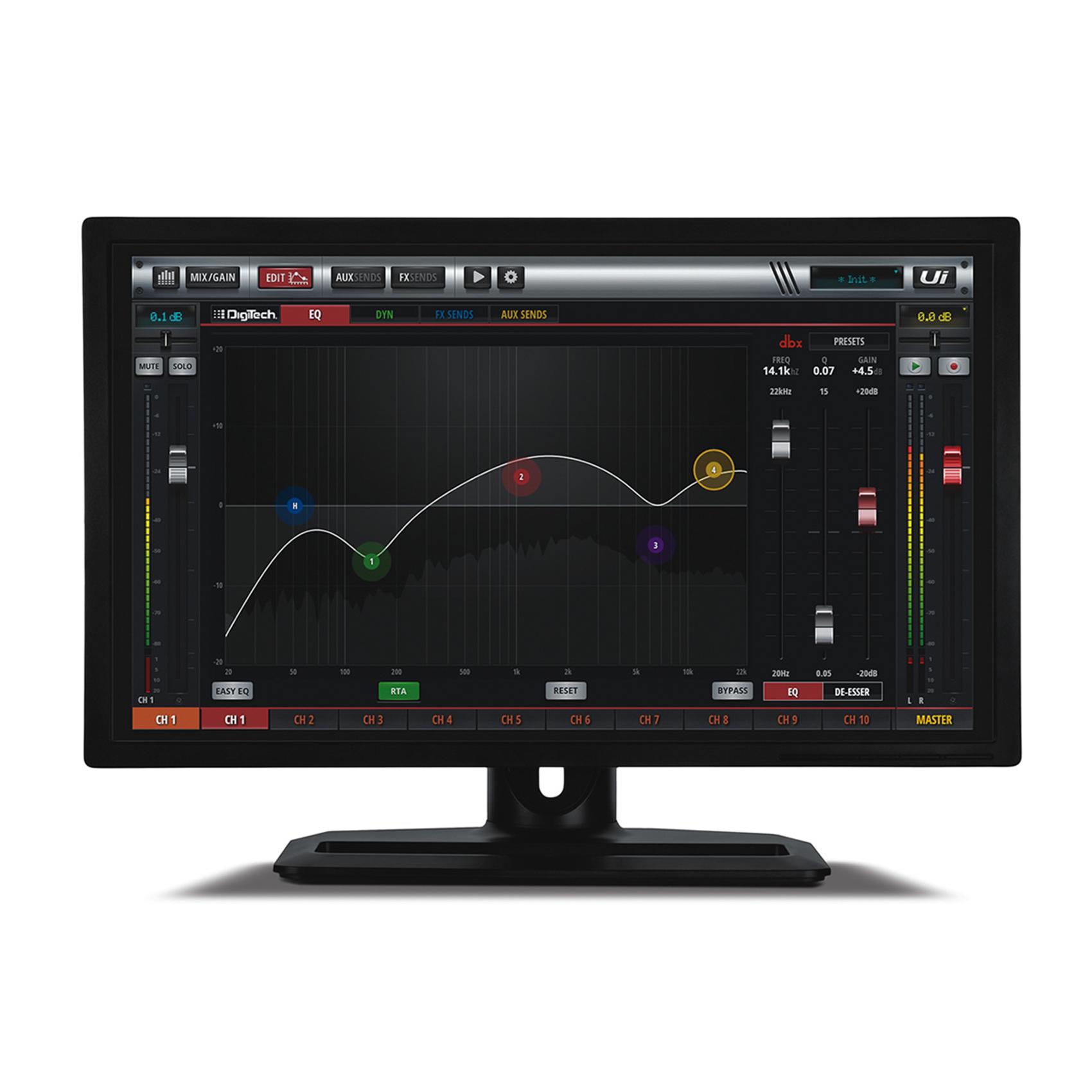 Цифровой микшерный пульт Soundcraft Ui12 - фото 10 Цифровой микшерный пульт Soundcraft Ui12 - фото 10