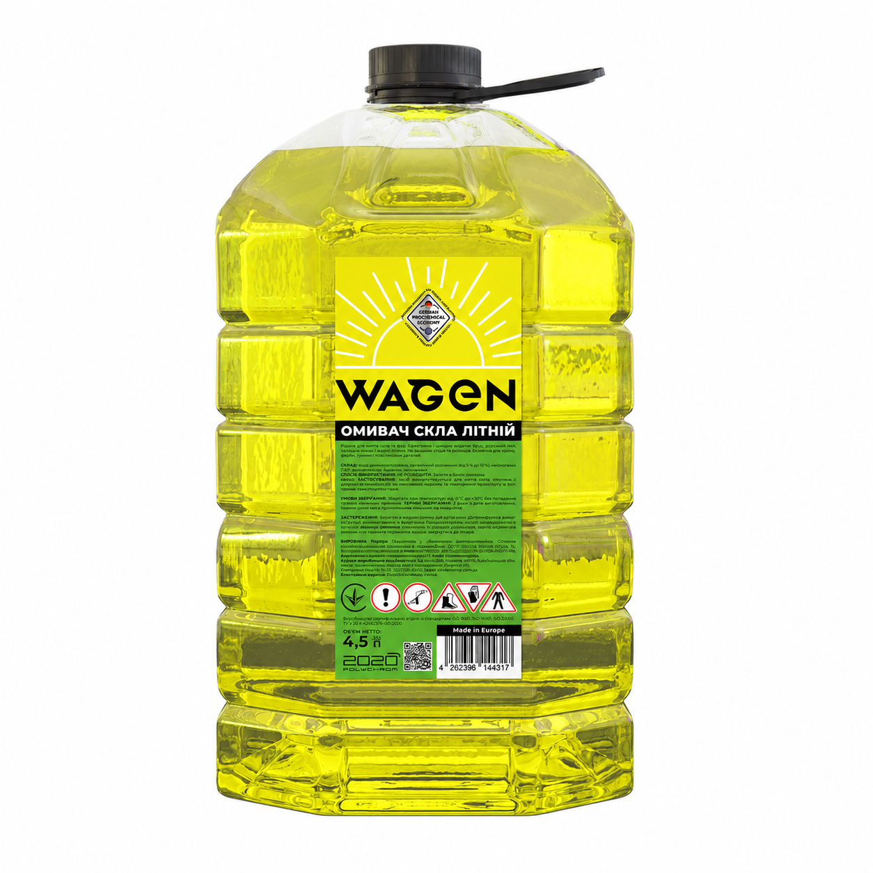 Омивач скла літній WAGEN Дюшес 4,5 л (WG-SM45-DSH)