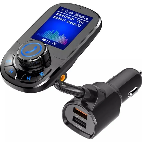 Трансмиттер портативный FM MOD. A30 BT Черный Трансмиттер портативный FM MOD. A30 BT Черный