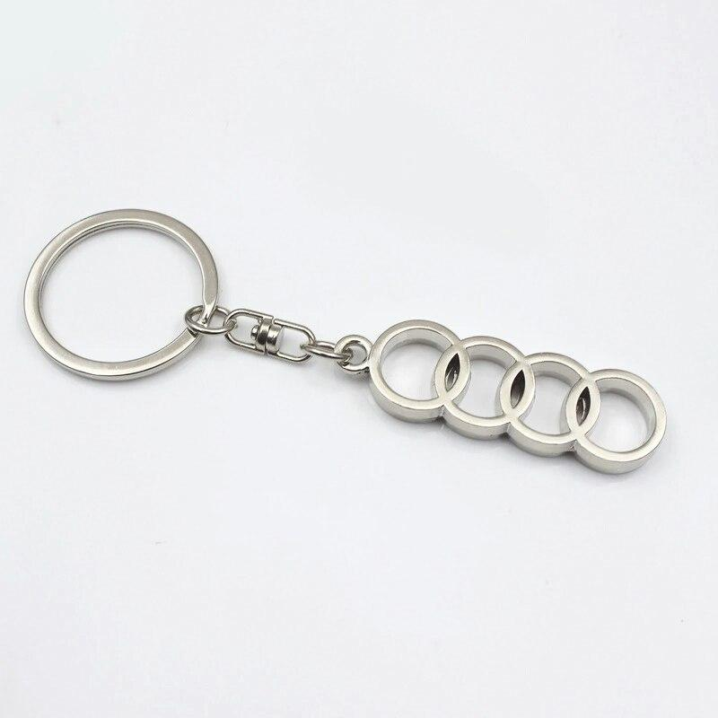 Брелок для ключів металевий з логотипом Audi (1815) Брелок для ключів металевий з логотипом Audi (1815)