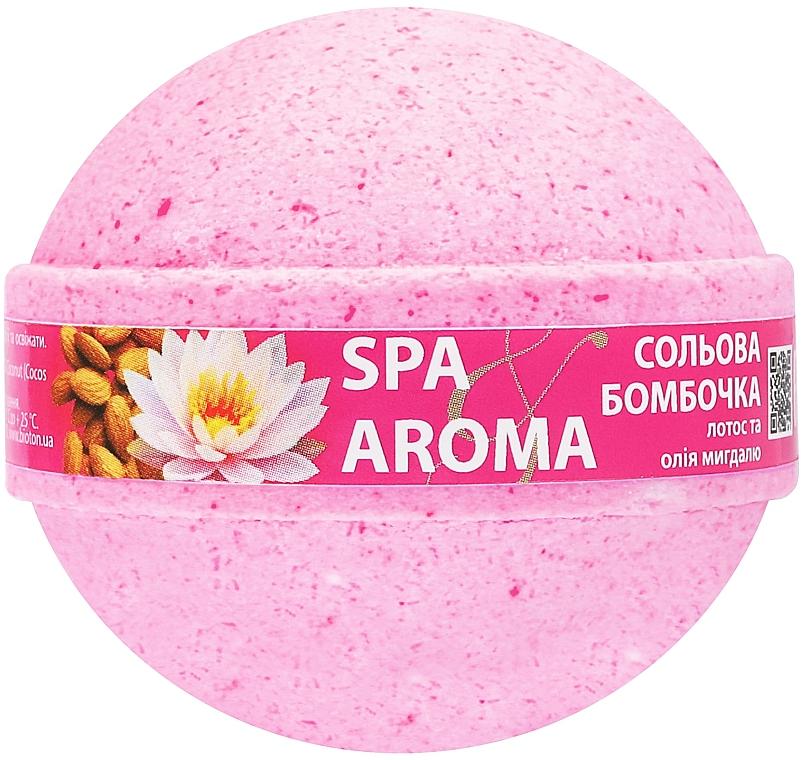 Бомбочка для ванны солевая Bioton Spa&Aroma Лотос и масло миндаля 200 г (15044)