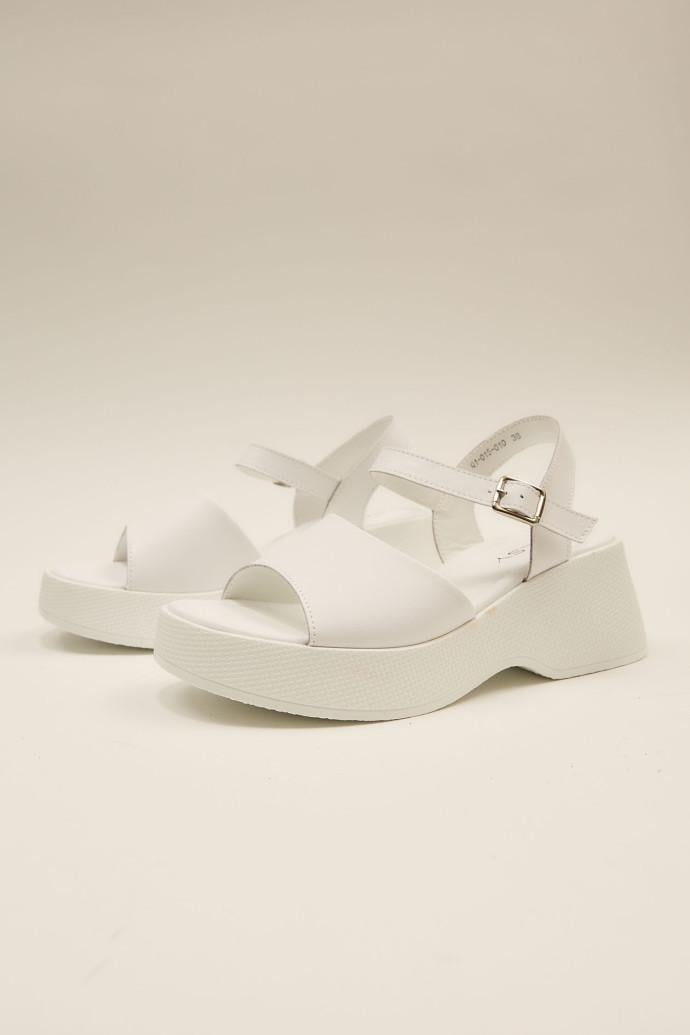 Босоніжки жіночі ALLSY шкіряні р. 39 Білий (195538) - фото 4 Босоніжки жіночі ALLSY шкіряні р. 39 Білий (195538) - фото 4