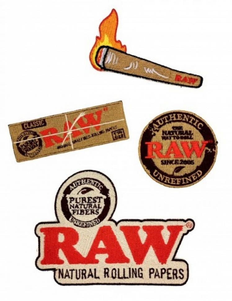 Нашивки тканинні RAW Patches Pack