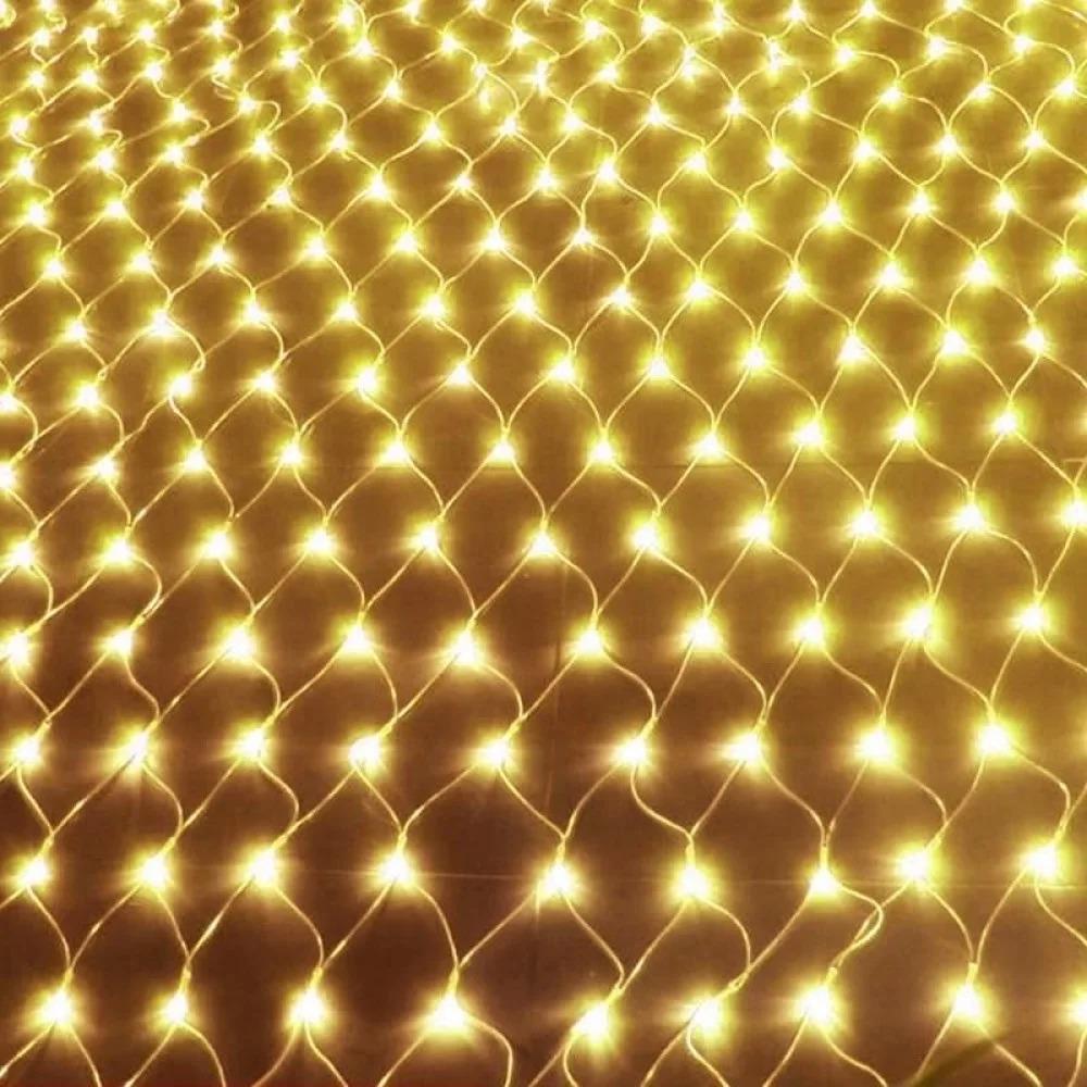Гирлянда Сетка LED 200 Теплый белый (1-62)