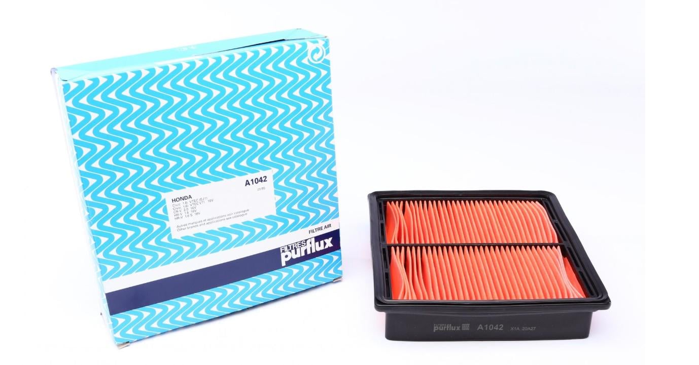 Фильтр воздушный PURFLUX для Honda Civic 1,6 VTi/CR-V 2,0 16V 91-02- (A1042)