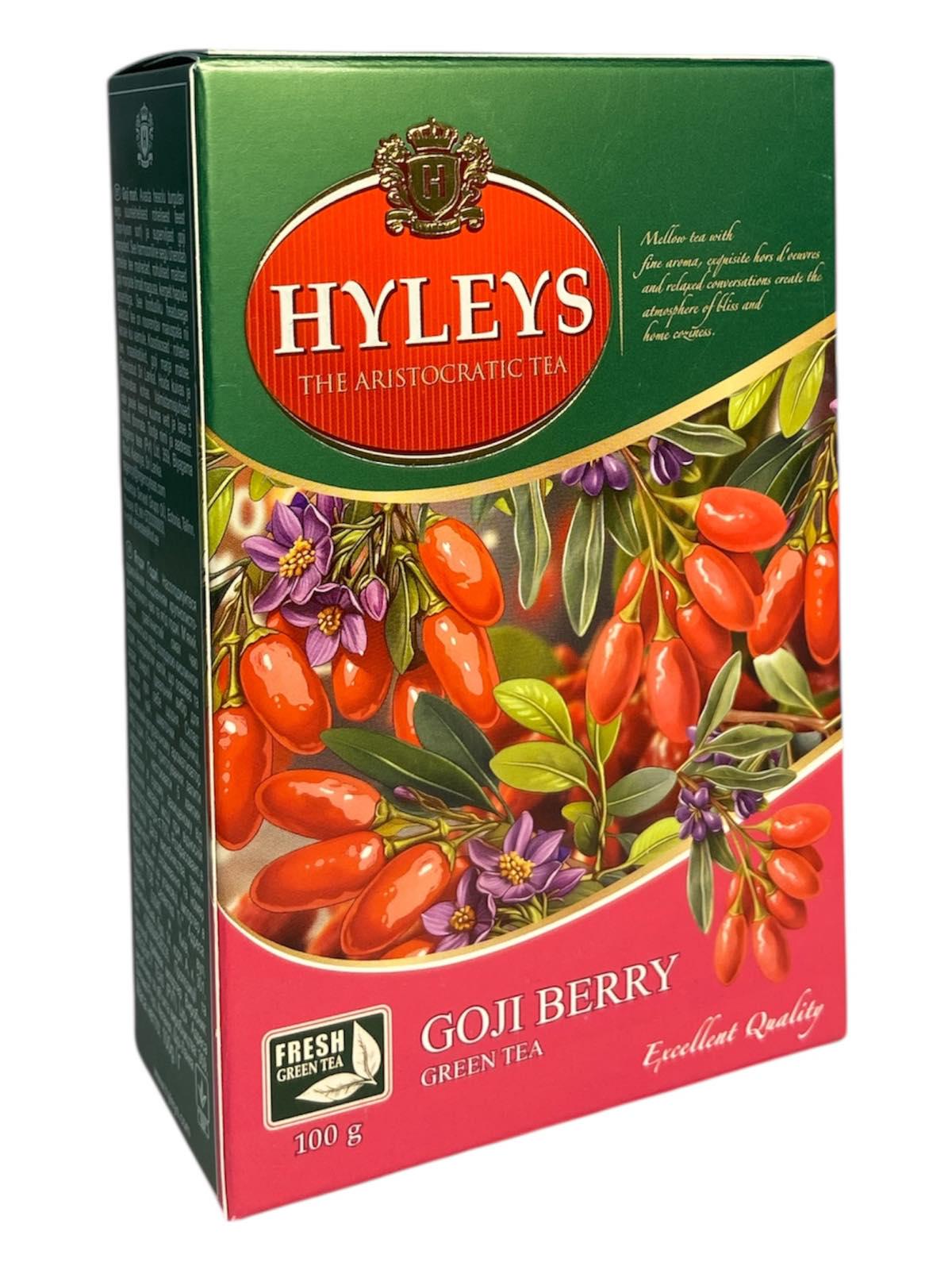 Чай зеленый Hyleys цельнолистовой с ягодами Годжи (60917) Чай зеленый Hyleys цельнолистовой с ягодами Годжи (60917)