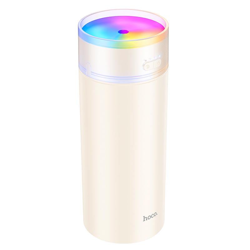 Увлажнитель воздуха Hoco Single Spray Humidifier HX32 с RGB-подсветкой 500 мл Бежевый (27457051)