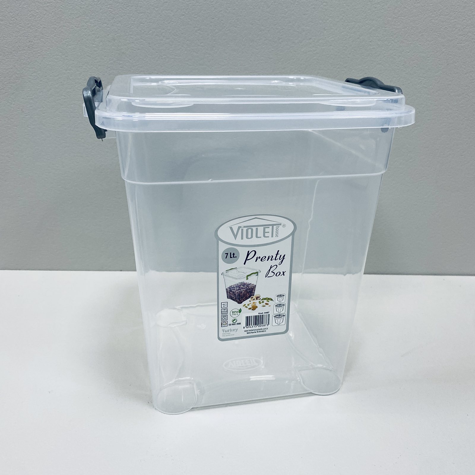 Контейнер пластиковий Violet House 0487 Prenty Box 7 л 23,5x21,5x25,5 см (67909d537aae64513e6a99f0) - фото 3 Контейнер пластиковий Violet House 0487 Prenty Box 7 л 23,5x21,5x25,5 см (67909d537aae64513e6a99f0) - фото 3