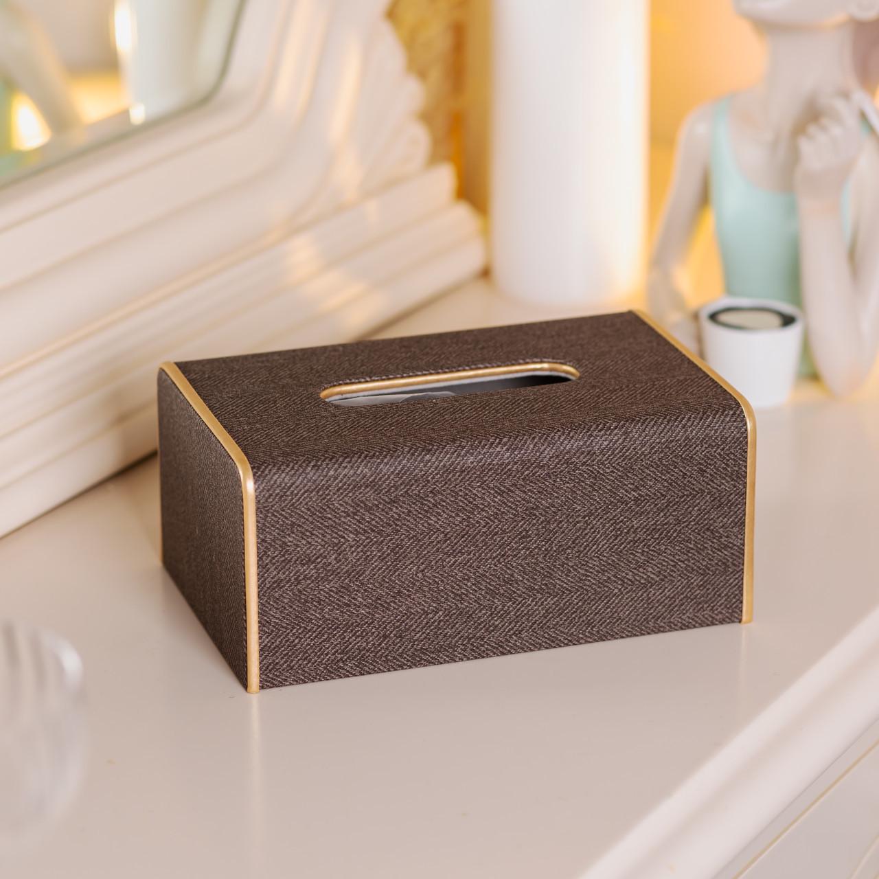 Серветниця прямокутна HP-3-118BR 21х13х9 см (A-033497) - фото 4