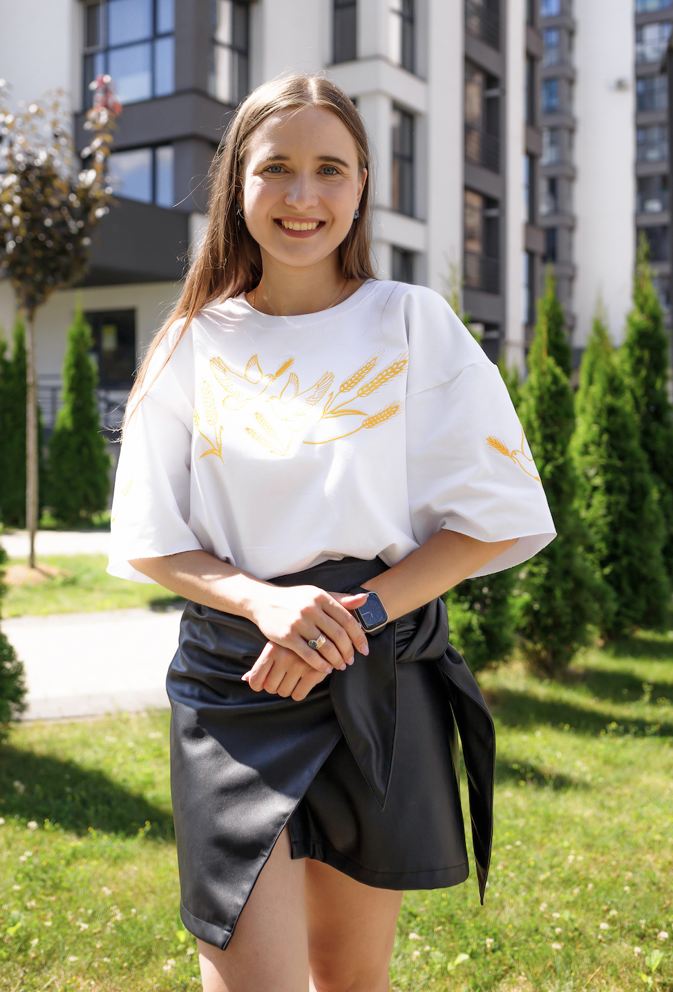 Вышиванка женская Koala fashion горлицы S Белый