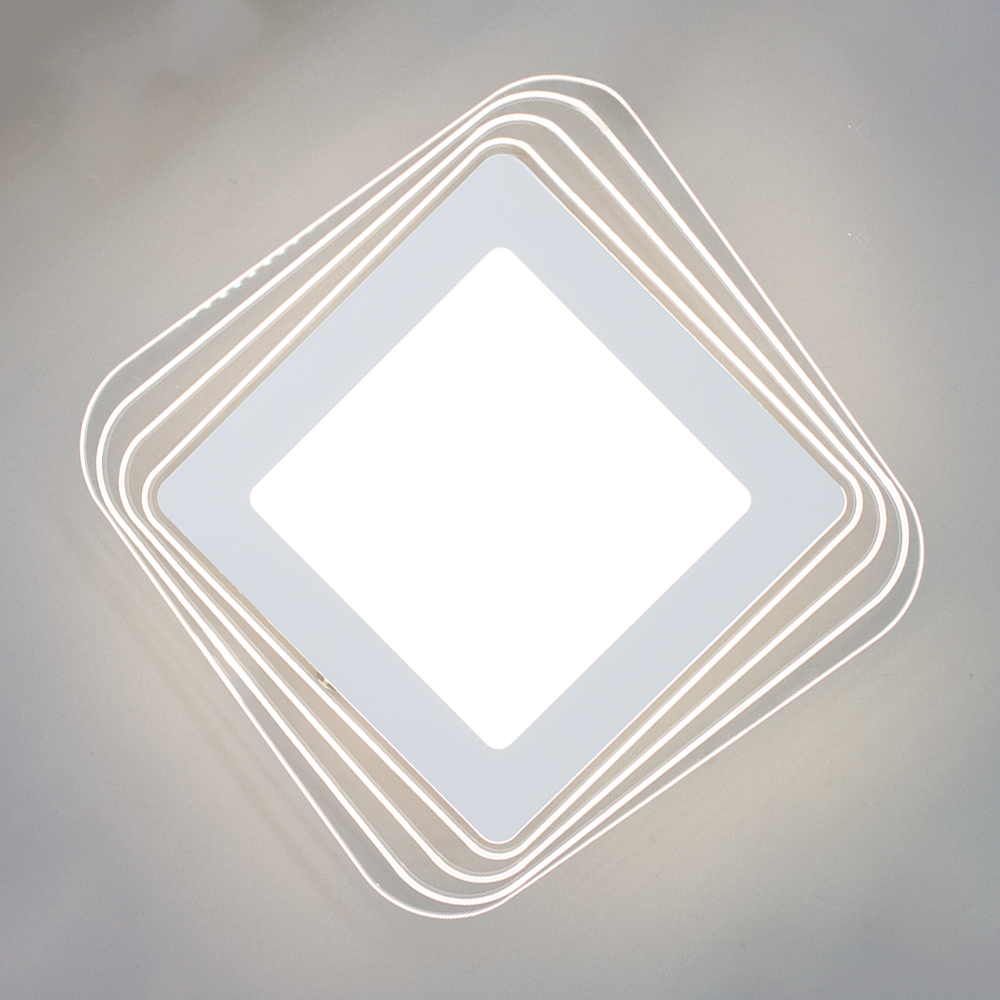 Світильник світлодіодний ESLLSE PLAZA 30W керований S 290х290х45 мм Білий (10446-2) Світильник світлодіодний ESLLSE PLAZA 30W керований S 290х290х45 мм Білий (10446-2)