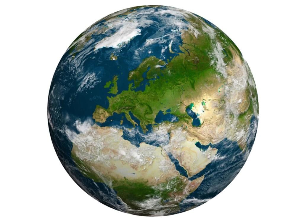 Пазл "Планета Земля - Європа" 1000 елементів (17367)