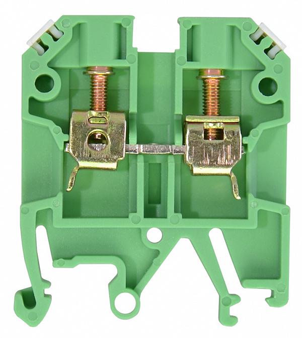 Клема гвинтова набірна АСКО-Укрем JXB 4/35 32А 4 мм2 х 40х6х46 мм Зелений (A0130010012) - фото 2 Клема гвинтова набірна АСКО-Укрем JXB 4/35 32А 4 мм2 х 40х6х46 мм Зелений (A0130010012) - фото 2