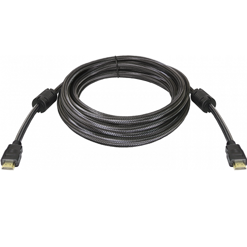 Кабель HDMI M to M HDMI 17PRO 5 м с ферритами Черный (87460)
