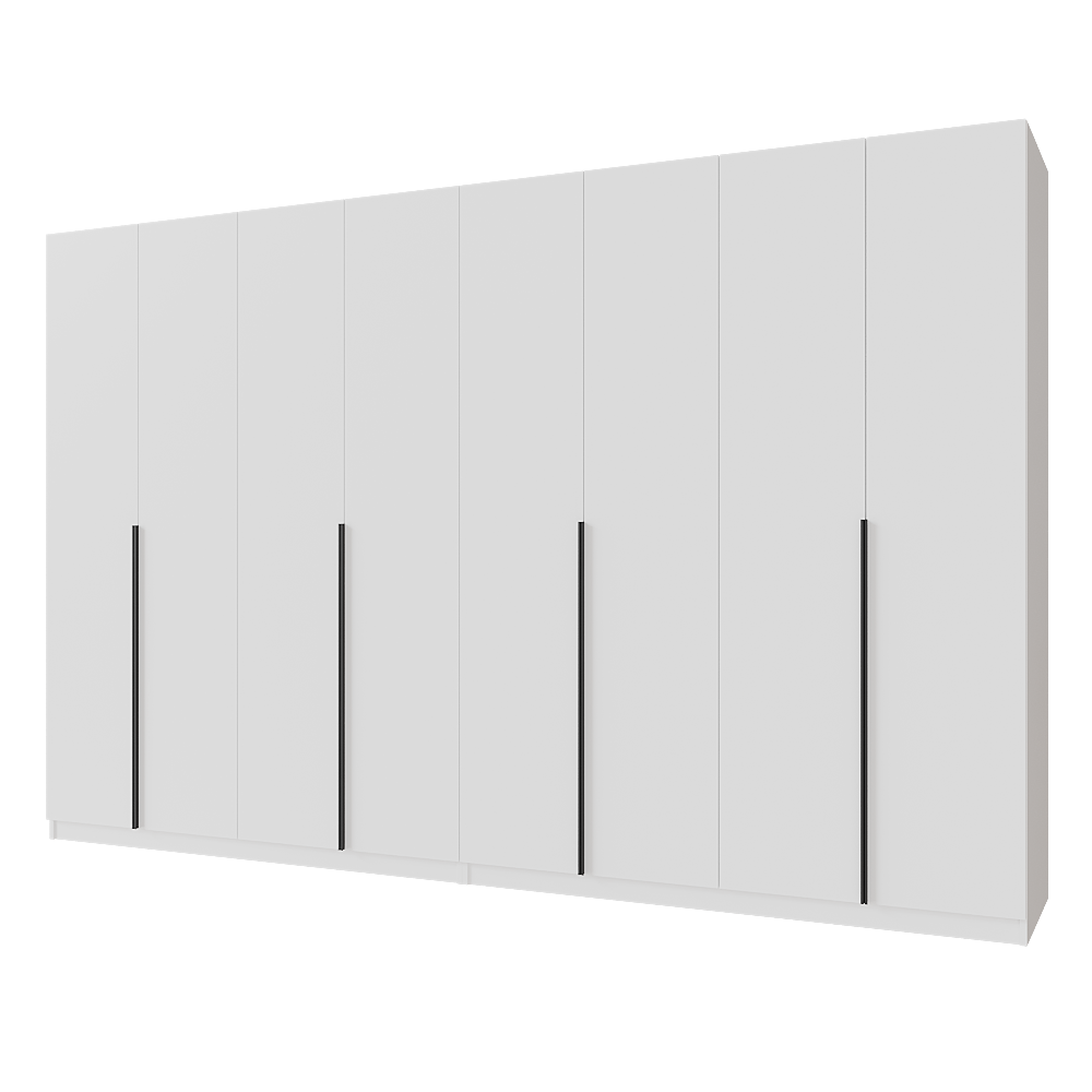 Шкаф распашной Меблітренд Чиназес Чи-3200 3200х500х2050 мм Белый (26890754)