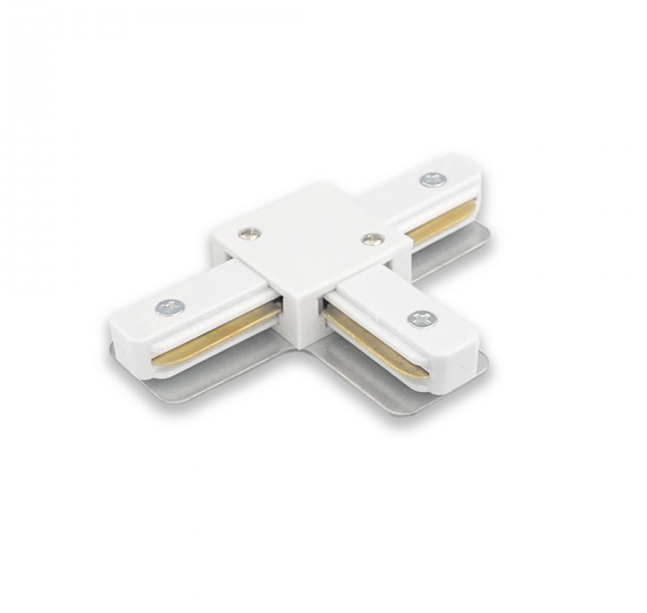 Коннектор для однофазных шин STANDART Т-образный Белый (s670006)