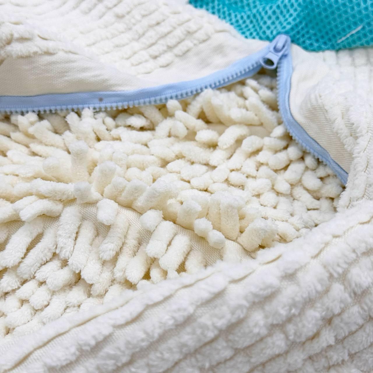 Мішок для прання взуття 39х19 см Бежевий - фото 3 Мішок для прання взуття 39х19 см Бежевий - фото 3