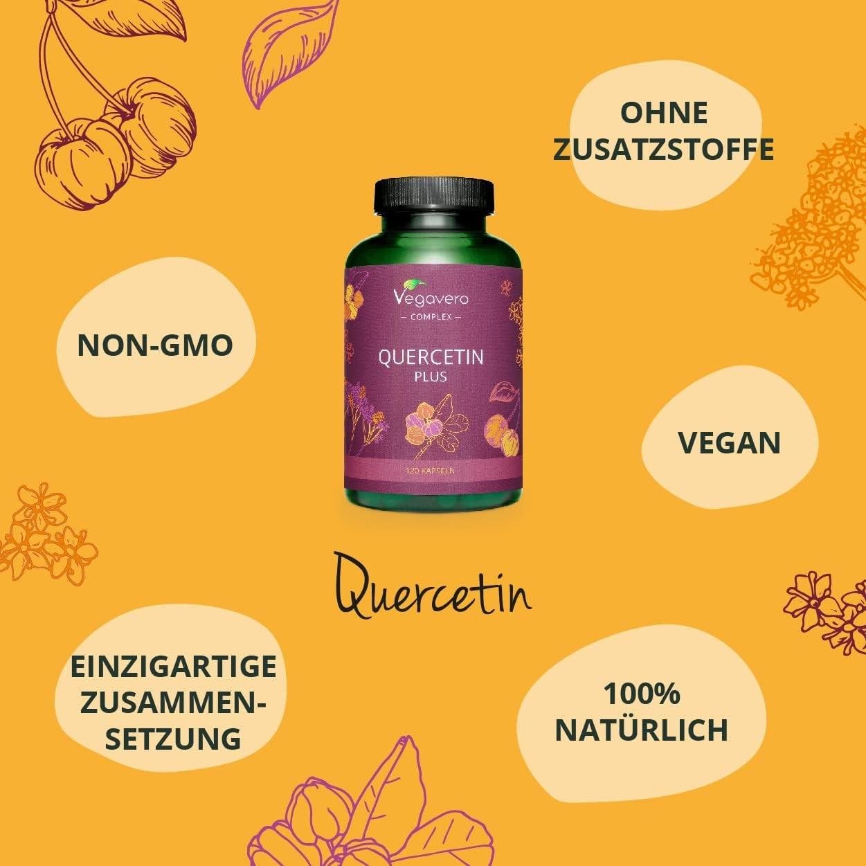 Витамины для иммунитета Vegavero Кверцетин Бромелайн Комплекс 120 капс. (50094851v) - фото 4 Витамины для иммунитета Vegavero Кверцетин Бромелайн Комплекс 120 капс. (50094851v) - фото 4