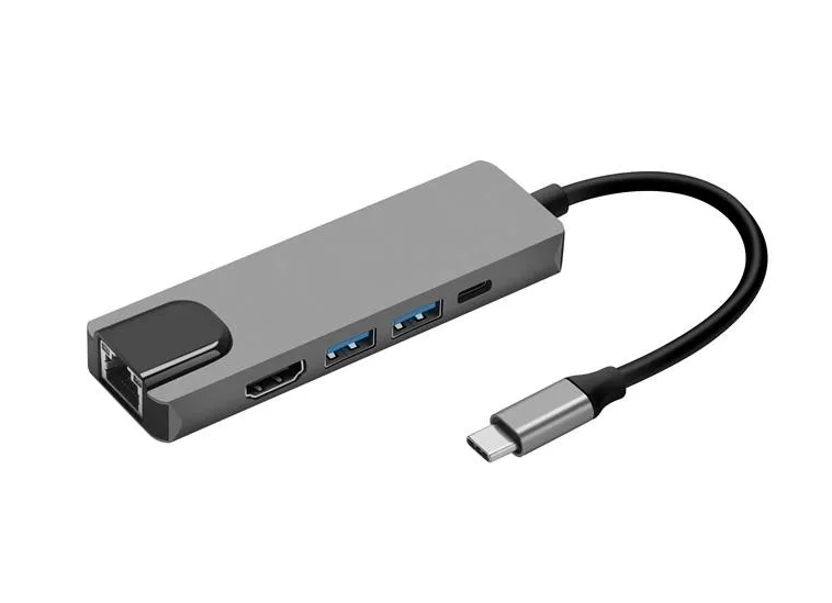 Хаб для Макбука та смартфонів Type C to HDTV (21724748)