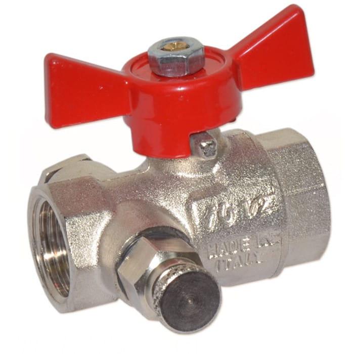 Кран шаровой Bonomi Tamigi 3/4" ВВ прямой латунь (76170006R)