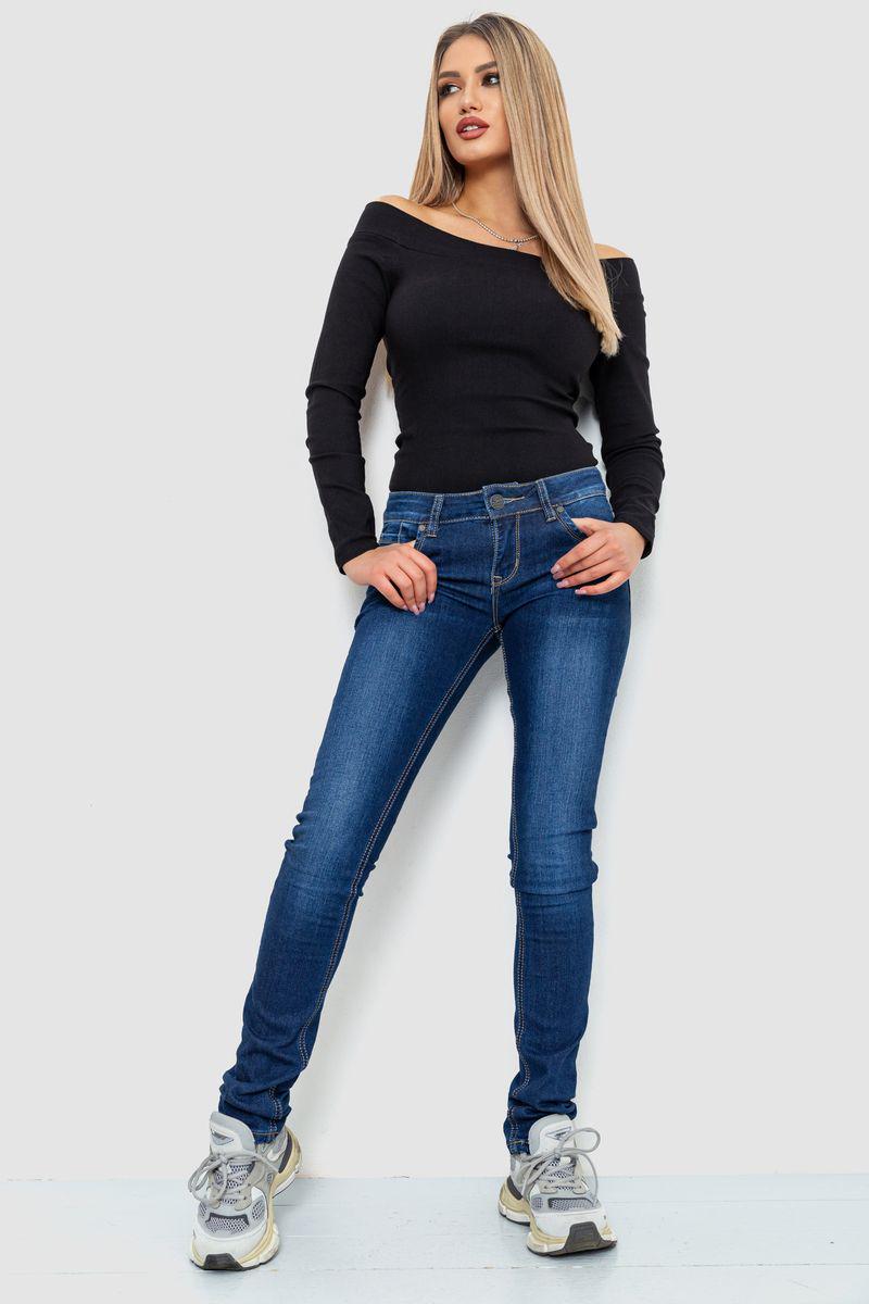 Джинсы женские с потертостями Ager 244RA602 р. 25 Синий (65f2d3f9a4b9607aef04ec95) - фото 2