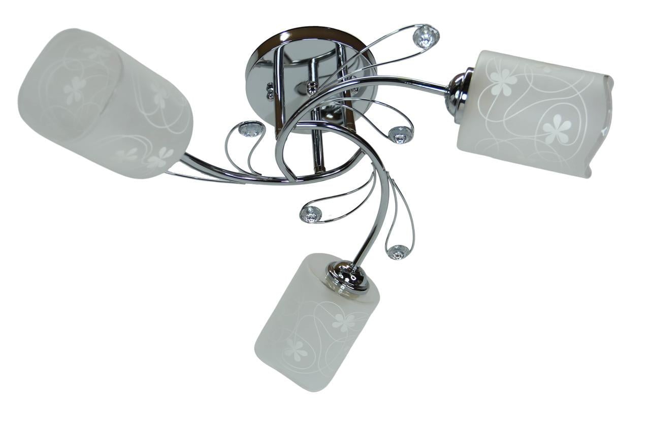 Люстра потолочная SVLIGHT 99018-3 трехламповая Хром (1511672544) Люстра потолочная SVLIGHT 99018-3 трехламповая Хром (1511672544)