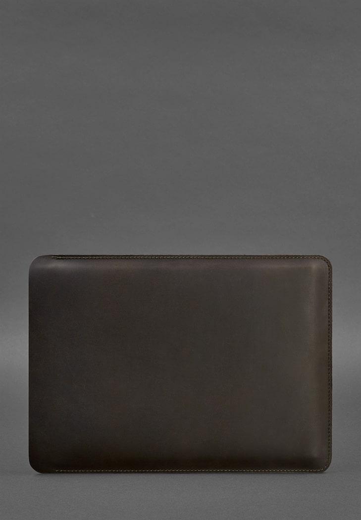 Чохол шкіряний для MacBook 15-16 Темно-коричневий (A-026892) - фото 2 Чохол шкіряний для MacBook 15-16 Темно-коричневий (A-026892) - фото 2