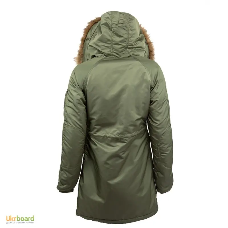 Куртка аляска Alpha Industries Elyse Parka XL Sage Green (WJE45500C1SGXL) - фото 2