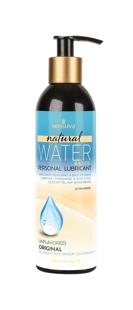 Лубрикант на водной основе Sensuva Natural Water-Based без глицерина и парабенов 240 мл (2179296955)